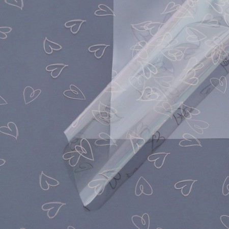 Glossy sheet film 58x58cm, pink, 50 microns
