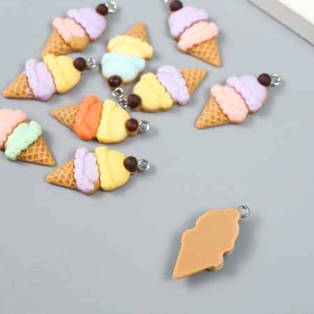 Decor for creativity Plastic "Ice Crypton with a loop" mix 0.5x1.4x2.9 cm-2