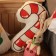 New Year. Ethel Pill "Candy Cane" 28x36 cm, 100 p/e, velor