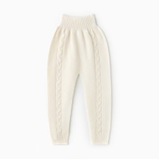 Pants for children, milk color, height 92 cm