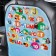 SkyWay seat back protection, PVC, 60x50cm, alphabet