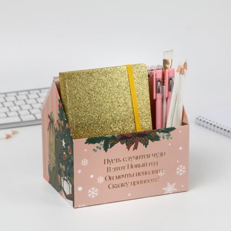 New Year. Glider 50 sheets casket-house "Shine in the new year!"-3