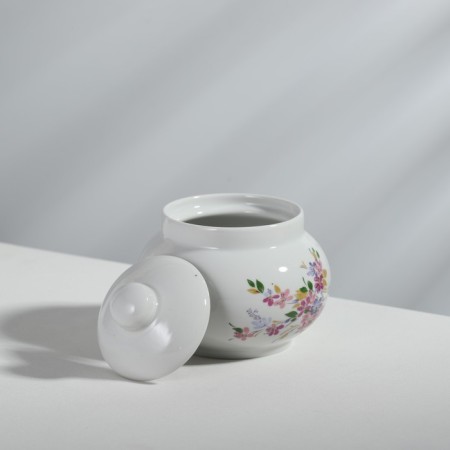 Tea Service "Daching Bagoon", 14 items: a teapot, sugar tower, 6 cups, 6 saucers-8
