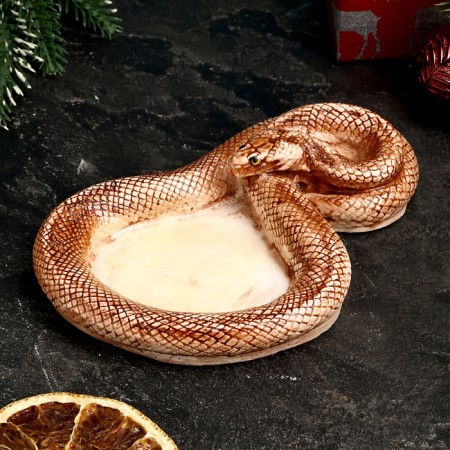 Snake stand "Snake" Brown, 16x2.5cm-1