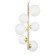 Suspension lamp Maytoni Mod545PL-06BS, 6XG9, 28W, 29x29 cm, Color Gold