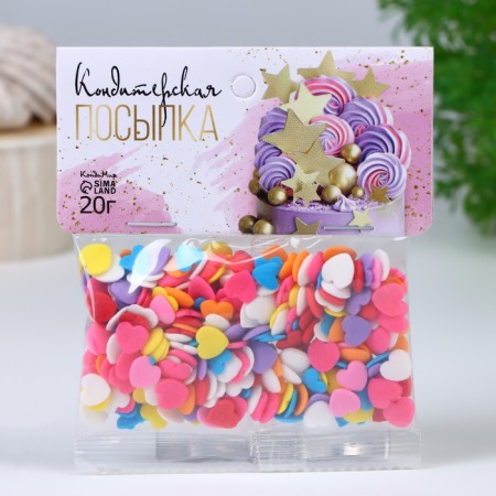 Confectionery Sprinking "Heart", 20 g-1