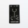 Metallic key keychain with a joke "Plans for the Day", 7 x 3 cm