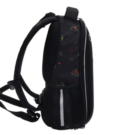 Frame backpack 38 x 29 x 12.5 cm, Hatber Ergonomic Light "All You Need...", black/yellow nrk_71035-3
