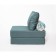 Armchair - a unseen "Prime" bed with a wagon cloak, size 75 x 100 x 90 cm, malachite color