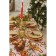 The tablecloth of the New Year's share "New Year's bells" 145*300 +/- 2 cm, 100% p/e
