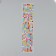 Stick plastic rhinestones "Rain" 32x7.5 cm mix