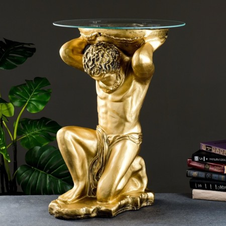 Stand - Titan table of bronze 74 cm polystone-3