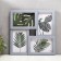 Photo frame-collage "lovely" in 4 photos, silver (plastic screen)