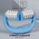 Roller massage, with spikes, universal, 14 × 10 × 5 cm, mix color