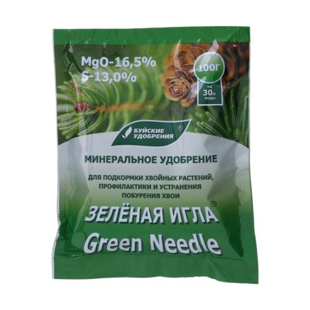 Mineral fertilizer "violent fertilizers", "green needle", for conifers, 100 g