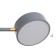 Causteen with PDD 2301/6GR LED 120W 3000-6000K gray 75x75x8 cm Bayerlux