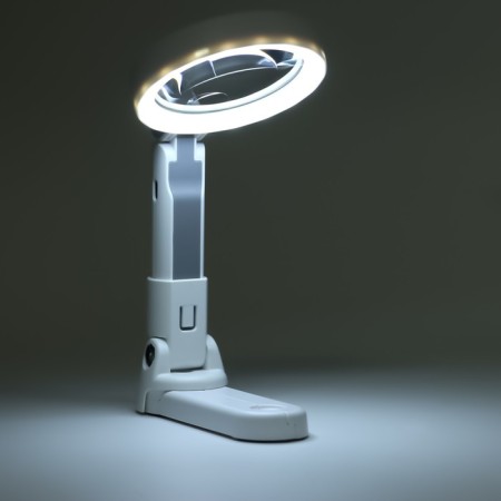 Folding magnifier on a stand, a multiplicity of 5.11, lens 65mm lens-5