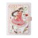 Gift notebook, A6, 112 sheets, color block, with a curly knife, PVC cover, "anime", mix