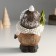 Souvenir Polystone "Santa Claus in a hat-gap, with a Christmas tree" 9x7x15 cm