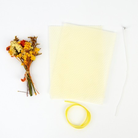 With your own hands. Creation of a candle from wax with decor "Romance", a set for creativity-3