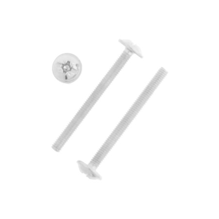 Screw for fastening the handle M4X40mm (white zinc 8 pcs)