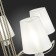 Ceiling EVOLUCE lamp. Sle111203-05. Bergamo. 5x40 W, E14, 66x66x50 cm, Nickel color, transparent