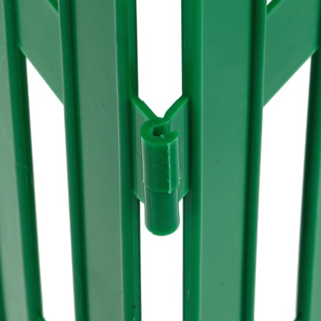 Decorative fence, 35 × 210 cm, 5 sections, plastic, green, Gotika, Greengo-10