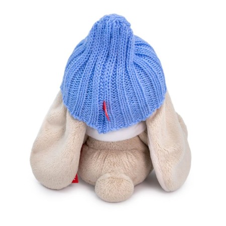 Soft toy "Bunny mi in a blue hat", 15 cm-2