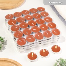 A set of tea candles 100 pcs, cappuccino