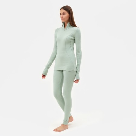 Women's thermal underwear (longshit, leggings) minku color emerald, size 42-6