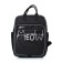School backpack, synthetic fabric, 300x390x115 cm, black