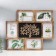 Photo frame plastic in 6 photos 10x15 cm "Golden tree" Dark gold 38x45 cm