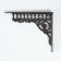 Souvenir of cast iron corner "Column" 27.6x4x23 cm