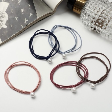 Hair elastic band "Laura" 5 cm, mix-1