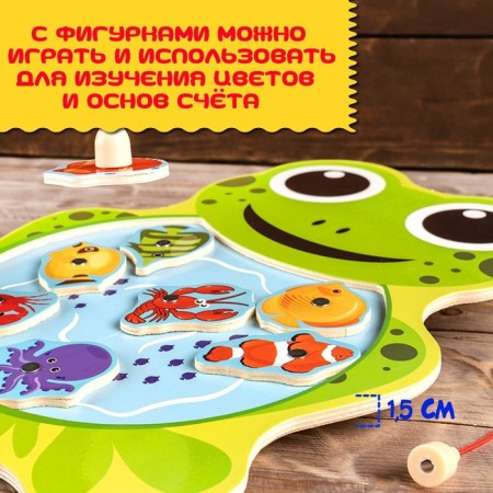 Fishing "Frog", 8 elements + 2 fishing rods-6