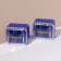 A set of cosmetic sharpeners, 2 pcs, double, color mix