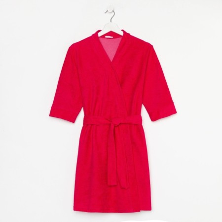 Women's robe, raspberry color, size 46-6