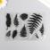 Stamp for creativity Silicon "Leaves of ferns and monsters" 16x11 cm