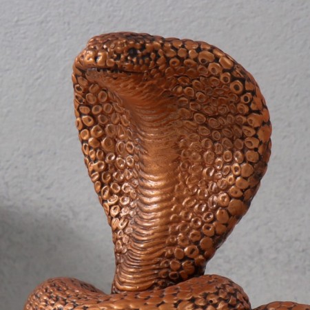 New Year's figure "Cobra on a chest of 20 x17 x 12 cm.-5