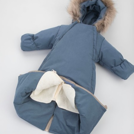 Combiason-transformer children's kinderlitto "Velvet", height 62-74 cm, Denim color-5
