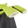 Sancti stroller "nicknas for children ND 7-6", drawing with a giraffe, lemon color, swing mechanism