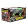 A radio -controlled “researcher” jeep works on batteries, green color