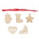 Set for creativity "Wood painting" 5 pcs., With a ribbon