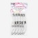 Drilling engines, curved, 54 mm, 10 pcs, silver color