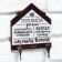 The keywood is wall -mounted "Rules at home."