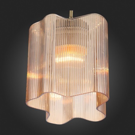 STL LUCE Sus. SL117.303.01. ONDE. 1x60 W, E27, 19x19 cm, bronze color-2