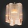 STL LUCE Sus. SL117.303.01. ONDE. 1x60 W, E27, 19x19 cm, bronze color