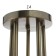 Steel Stewsvelight Nicole 5x60W E27, bronze 55x55x28 cm