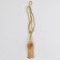 Curtains “Three Crystal” curtains, 50 ± 1 cm, beige/gold color