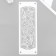 Stencil of stencil "Flower pattern" 11x32 cm